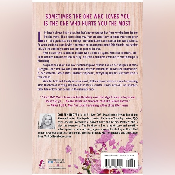 2 Colleen Hoover paperback book combo. Includes Ugly Love and It Ends With Us - Picture 2 of 4